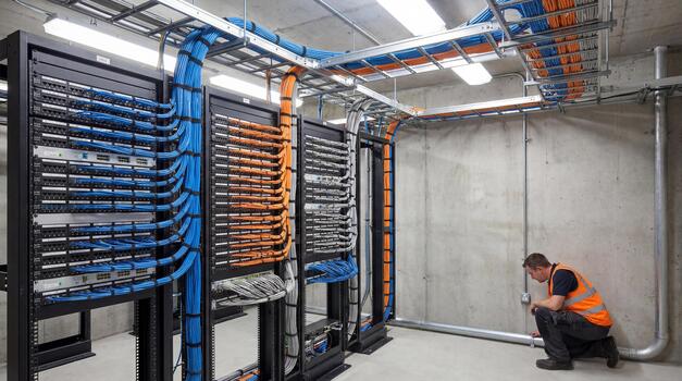 Structured cabling installation